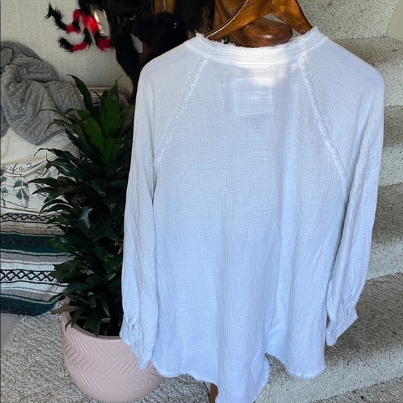 Aerie Gauzy Knit Waffles Layering Shirt - Picture 7 of 15